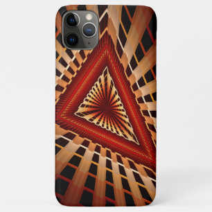 3D Fantasy Netwerk Modern Fractale Grafisch Ontwer iPhone 11 Pro Max Hoesje