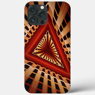3D Fantasy Netwerk Modern Fractale Grafisch Ontwer iPhone 13 Pro Max Hoesje