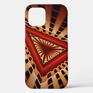 3D Fantasy Netwerk Modern Fractale Grafisch Ontwer iPhone 12 Pro Hoesje