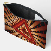 3D Fantasy Netwerk Modern Fractale Grafisch Ontwer Etui (Open)
