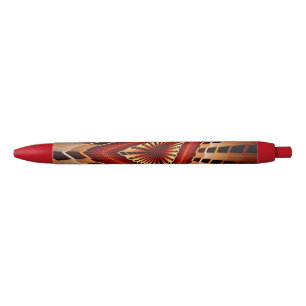 3D Fantasy Netwerk Modern Fractale Grafisch Ontwer Zwarte Inkt Pen