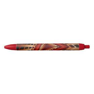 3D Fantasy Netwerk Modern Fractale Grafisch Ontwer Zwarte Inkt Pen