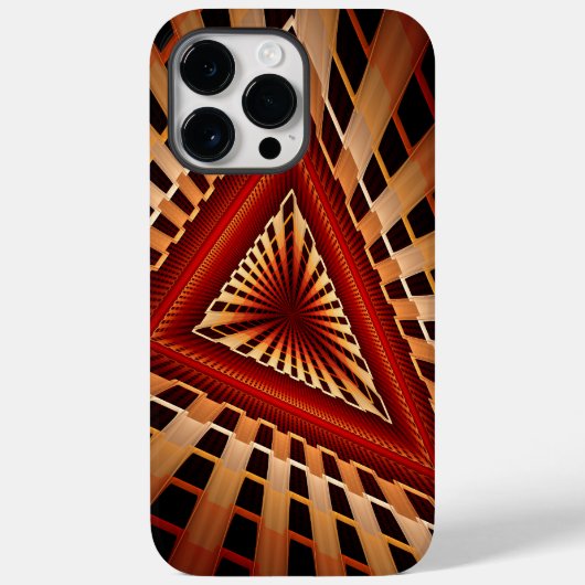 3D Fantasy Network Modern Fractal Graphic Design Case-Mate iPhone Case (Achterkant)