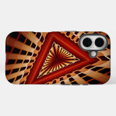 3D Fantasy Network Modern Fractal Graphic Design Case-Mate iPhone Case (Achterkant (horizontaal))