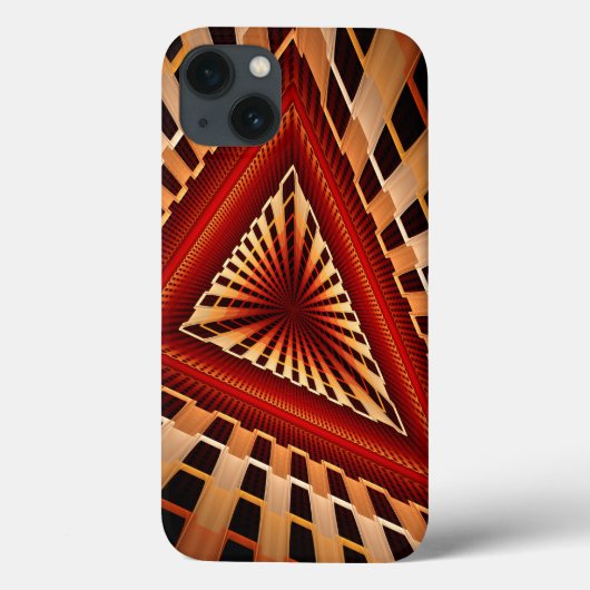 3D Fantasy Network Modern Fractal Graphic Design Case-Mate iPhone Case (Achterkant)