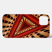 3D Fantasy Network Modern Fractal Graphic Design Case-Mate iPhone Case (Achterkant (horizontaal))