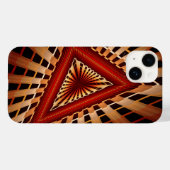 3D Fantasy Network Modern Fractal Graphic Design Case-Mate iPhone Case (Achterkant (horizontaal))