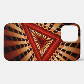 3D Fantasy Network Modern Fractal Graphic Design Case-Mate iPhone Case (Achterkant (horizontaal))