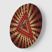 3D Fantasy Network Modern Fractal Graphic Design Grote Klok (Hoek)