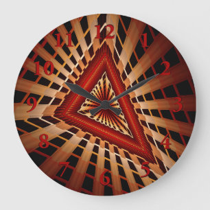 3D Fantasy Network Modern Fractal Graphic Design Grote Klok