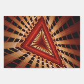 3D Fantasy Network Modern Fractal Graphic Design Inpakpapier Vel (Voorkant)