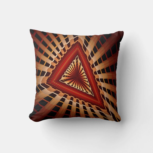 3D Fantasy Network Modern Fractal Graphic Design Kussen (Voorkant)