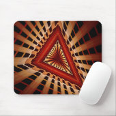 3D Fantasy Network Modern Fractal Graphic Design Muismat (Met muis)