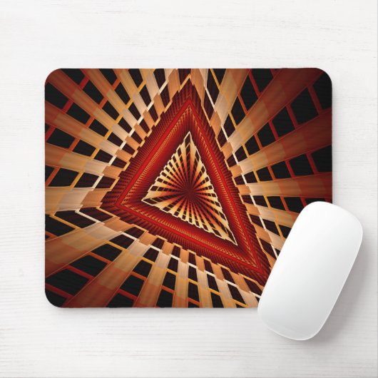 3D Fantasy Network Modern Fractal Graphic Design Muismat (Met muis)