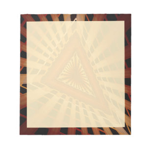 3D Fantasy Network Modern Fractal Graphic Design Notitieblok