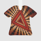 3D Fantasy Network Modern Fractal Graphic Design Ornament (achterkant)