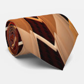 3D Fantasy Network Modern Fractal Graphic Design Stropdas (Opgerold)