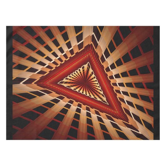 3D Fantasy Network Modern Fractal Graphic Design Tafelkleed (Voorkant (Horizontaal))