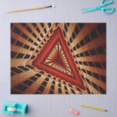 3D Fantasy Network Modern Fractal Graphic Design Tissuepapier (Craft)