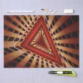 3D Fantasy Network Modern Fractal Graphic Design Tissuepapier (Craft)