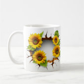3D Floral Mug (Gauche)