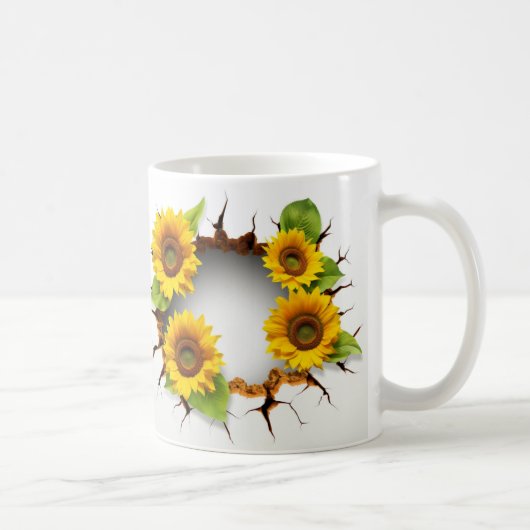 3D Floral Mug (Droite)