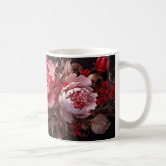 3D Floral Mug Koffiemok
