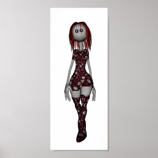 3D Freaky Bonga Doll - Redhead Poster (Voorkant)