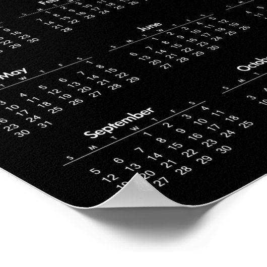 3D Funny Pig 2 Black Calendar Poster 2021 (Hoek)