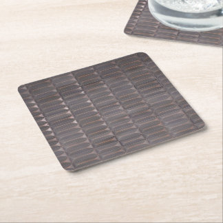 3D Geometric Tile Vierkante Kartonnen Onderzetter