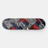 3D Geometrisch Abstract Skateboard  (Horizontaal)