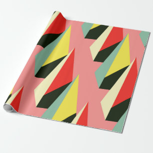 3D geometrisch naadloos patroon met r Cadeaupapier