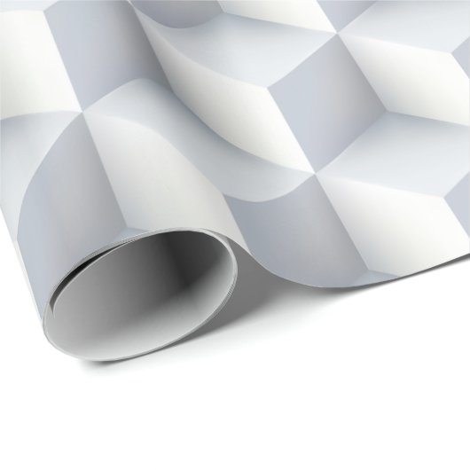 3d Geometrisch patroon Cadeaupapier (Rol Hoek)