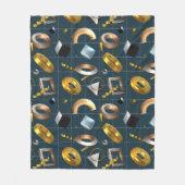3D geometrisch patroon Fleece Deken (Voorkant)