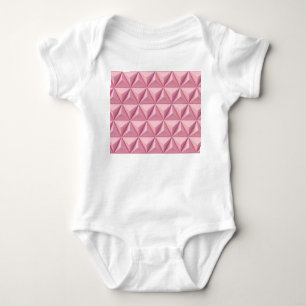 3D geometrische driehoeken: minimalistische achter Romper