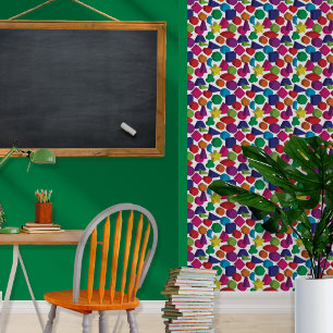 3D geometrische vormen Symbolen - Kamer Kind Behang