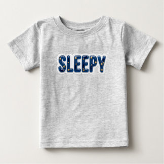 3D Glanzende Gelei Slaap Hemelse Baby T-shirt