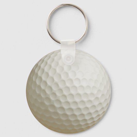 3D Golf Ball Design – Custom Option keychain (Voorkant)