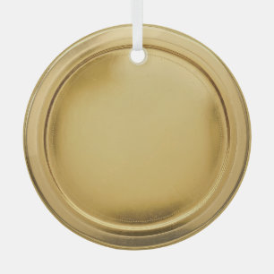 3D goud folie zegel Elegante Excellentie Prijsmeda Glas Ornament