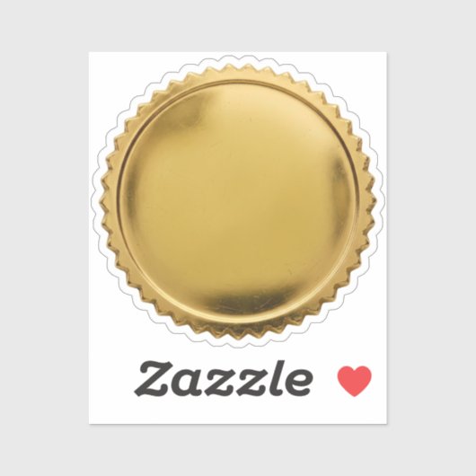 3D goud folie zegel sterren explosie uitmuntendhei Sticker (Vel)