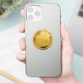 3D goud folie zegel sterren explosie uitmuntendhei Sticker (Telefoon)