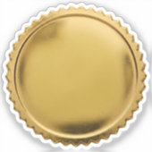3D goud folie zegel sterren explosie uitmuntendhei Sticker (Voorkant)