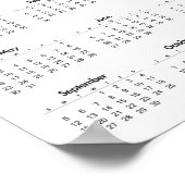 3D Grappige Varken 1 Witte Agenda Poster 2021 (Hoek)