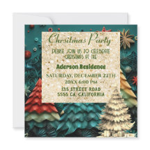 3d Groene Kerstboom | Gouden Kerstfeest