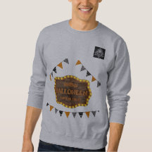 3D halloween neon houten plank mannen T-Shirt