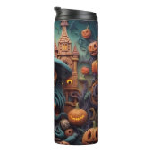 3d Halloween pompoen eng Thermosbeker (Geroteerd rechts)