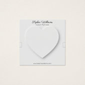 3D hart minimalistische armband display kaart (Voorkant)