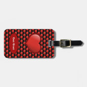 3D-hartsictogram Bagagelabel (Voorkant horizontaal)