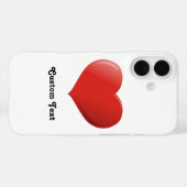 3D-hartsictogram Case-Mate iPhone Case (Achterkant (horizontaal))
