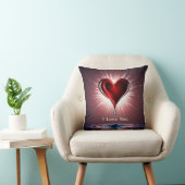 3D Hearts & Tears Unleashed: Exploding Emotion Kussen (Stoel)